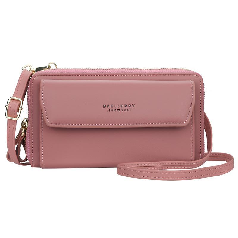 Women 12 Card Slots Large Capacity Phone Bag Crossbody Bag