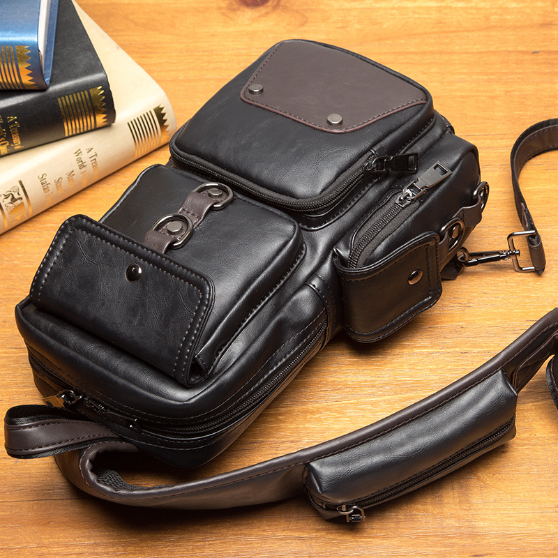Multi-bag Chest Bag Casual Men's Waist Bag Outdoor Shoulder Bag
