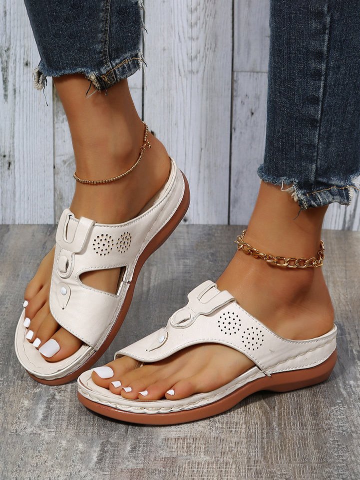 Pantuflas ortopédicas de apoyo para el arco con plantilla blanda de cuero Arizona