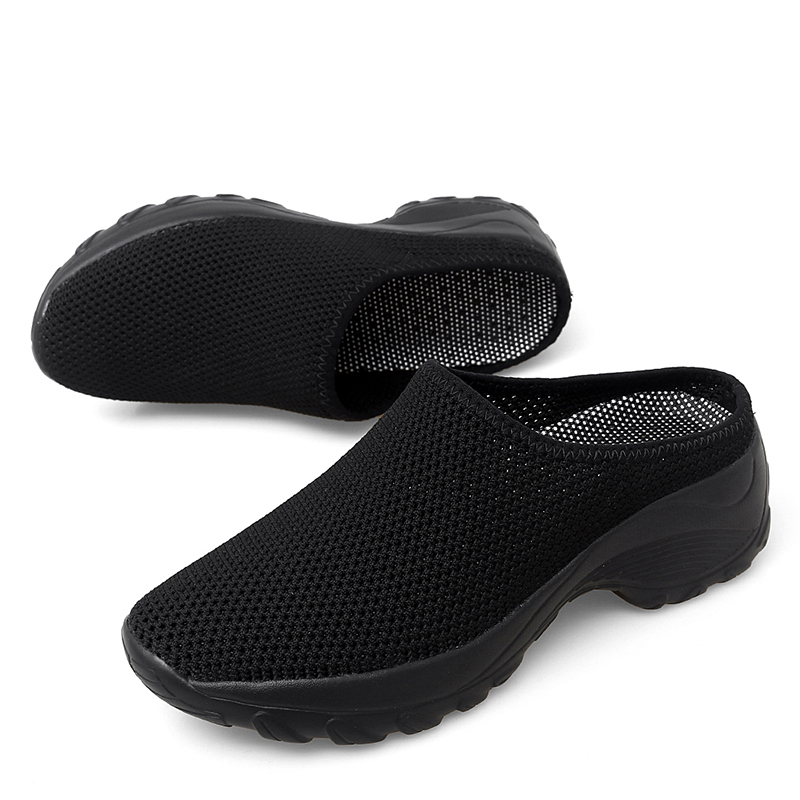 Zapatillas de mujer nuevas y transpirables de color degradado