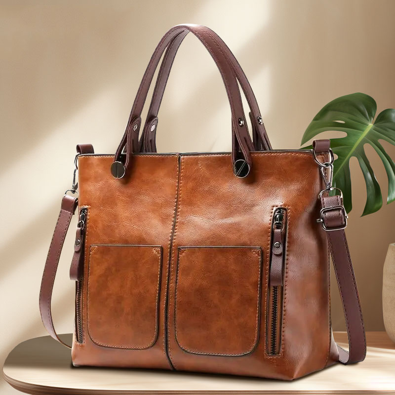 🔥Last Day 49% OFF 🔥 Ladies vintage leather shoulder bag (Free Shipping)