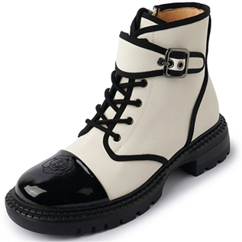 Botas Con Punta Patente