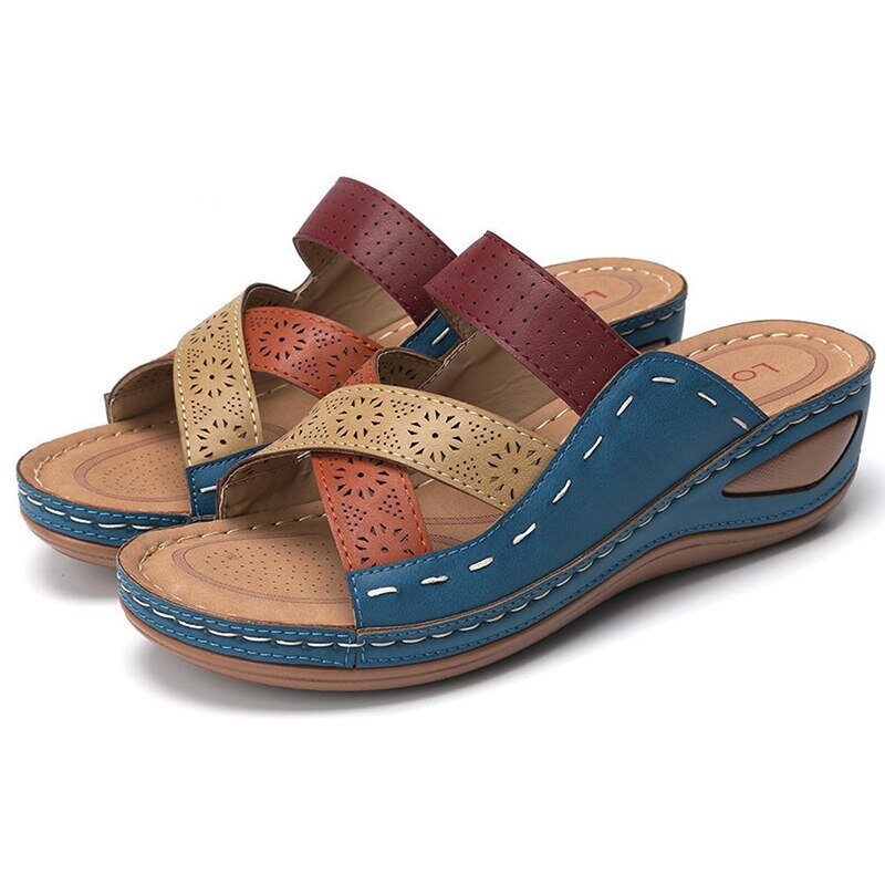 Sandalias casuales de tacón para mujer