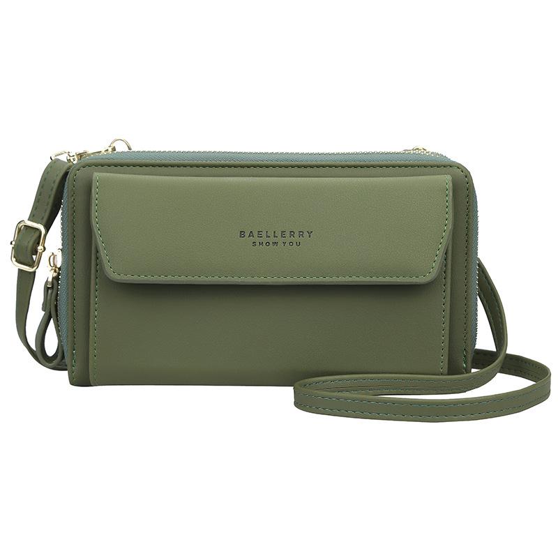 Women 12 Card Slots Large Capacity Phone Bag Crossbody Bag