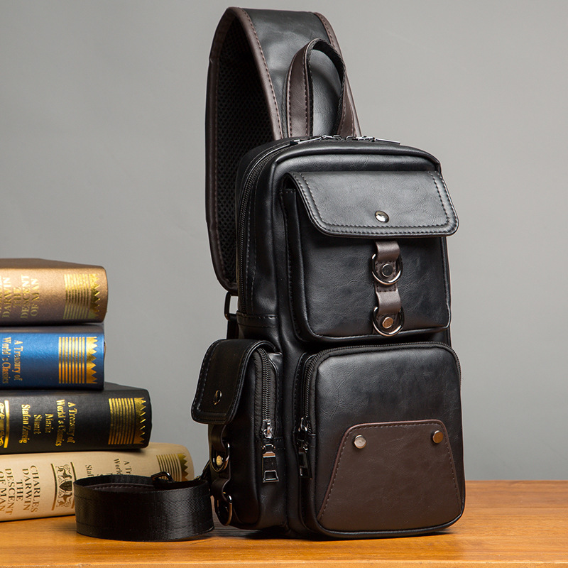 Multi-bag Chest Bag Casual Men's Waist Bag Outdoor Shoulder Bag