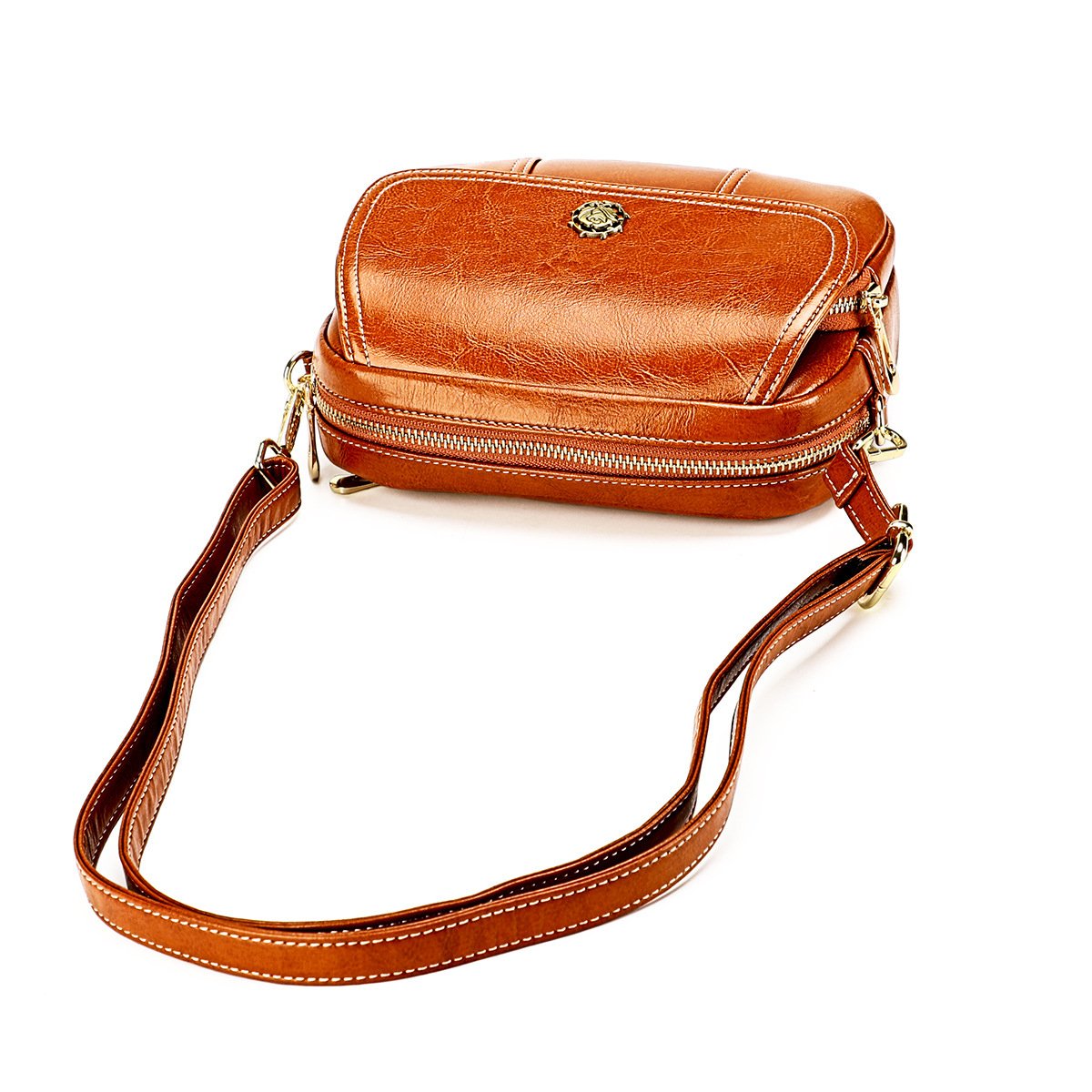 Leather Women's Bag Fashion Trend Korean Version Of Joker Horizontal Cross Shoulder Bag Women's Cowhide Women's Bag