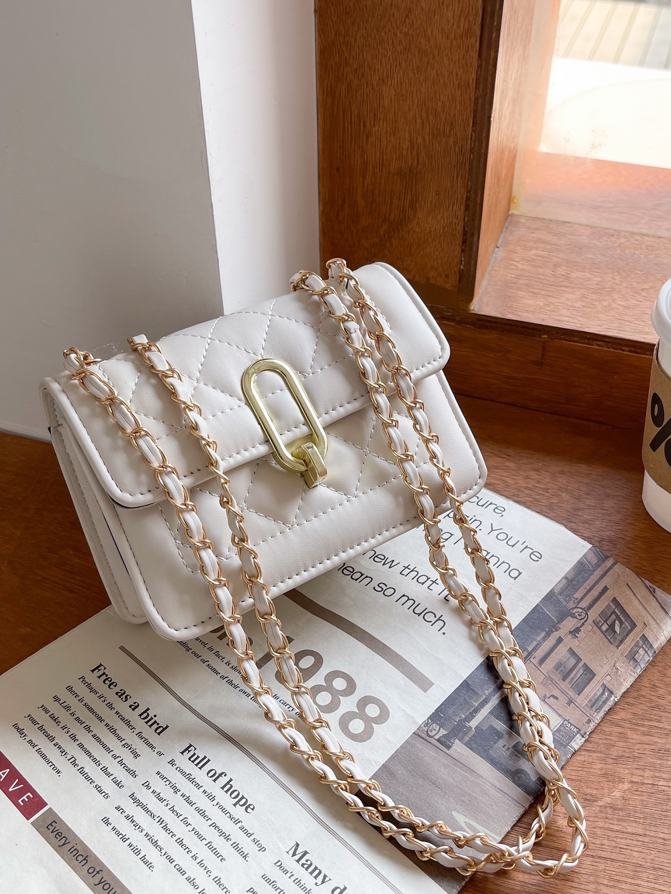 Mini Quilted Flap Chain Shoulder Bag