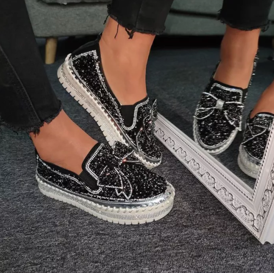 Zapatillas Brillantes