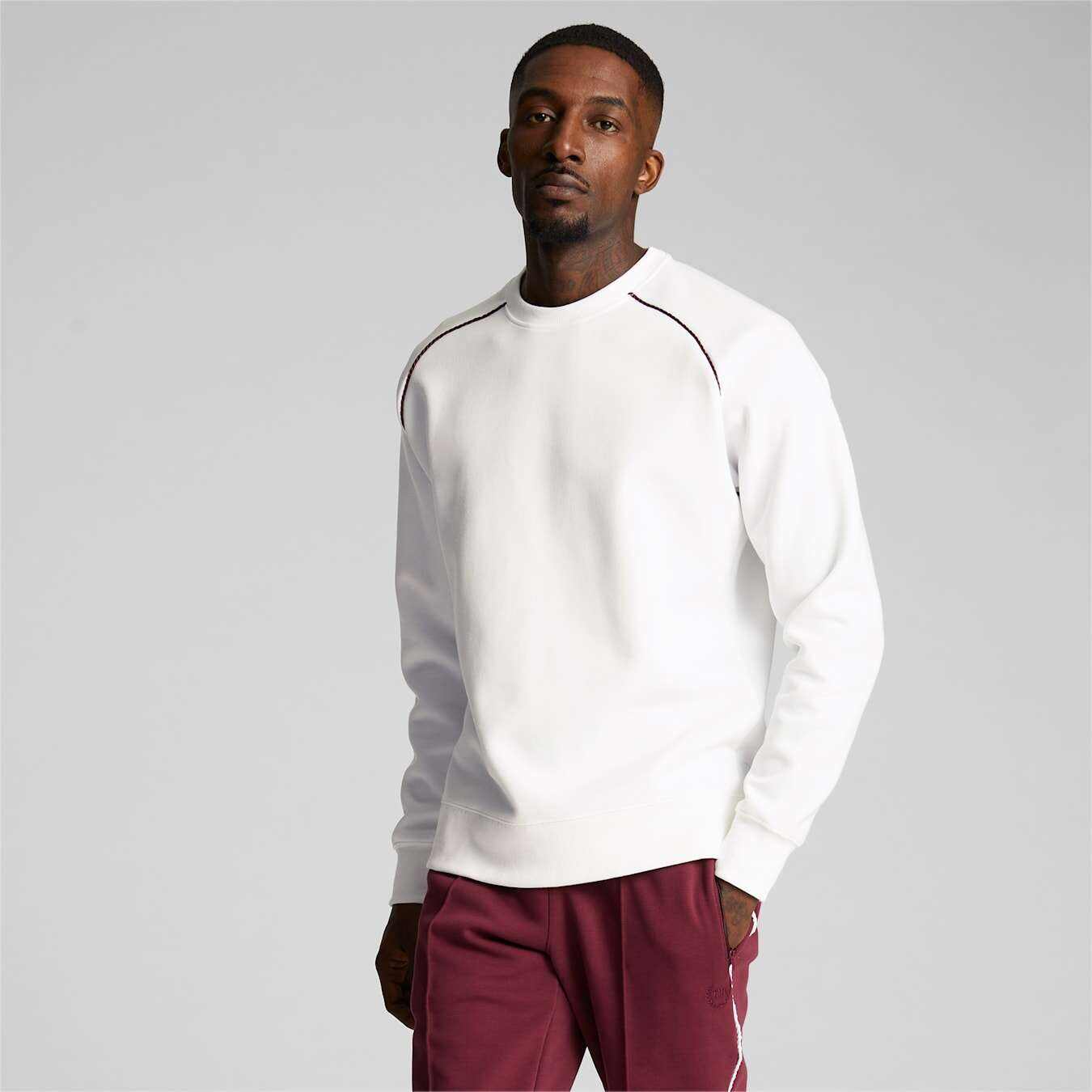 Pulóver de básquetbol para hombre PUMA x TMC Status Symbol Crew