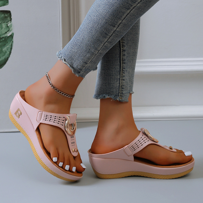 🎁 ROMA VERANO MUJER CHANCLAS CUÑAS 🎁 ZAPATILLAS GRUESA