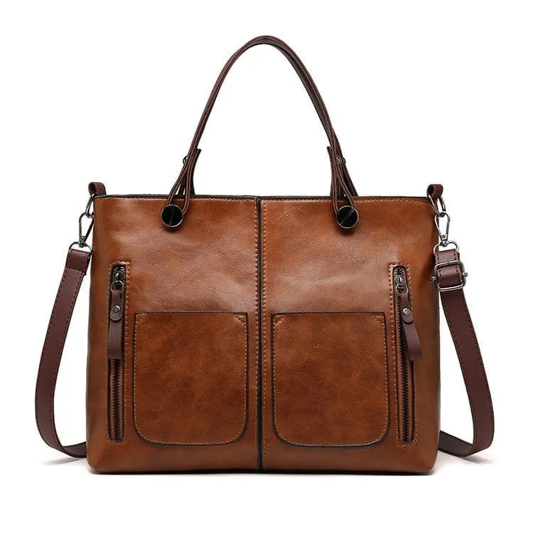 🔥Last Day 49% OFF 🔥 Ladies vintage leather shoulder bag (Free Shipping)