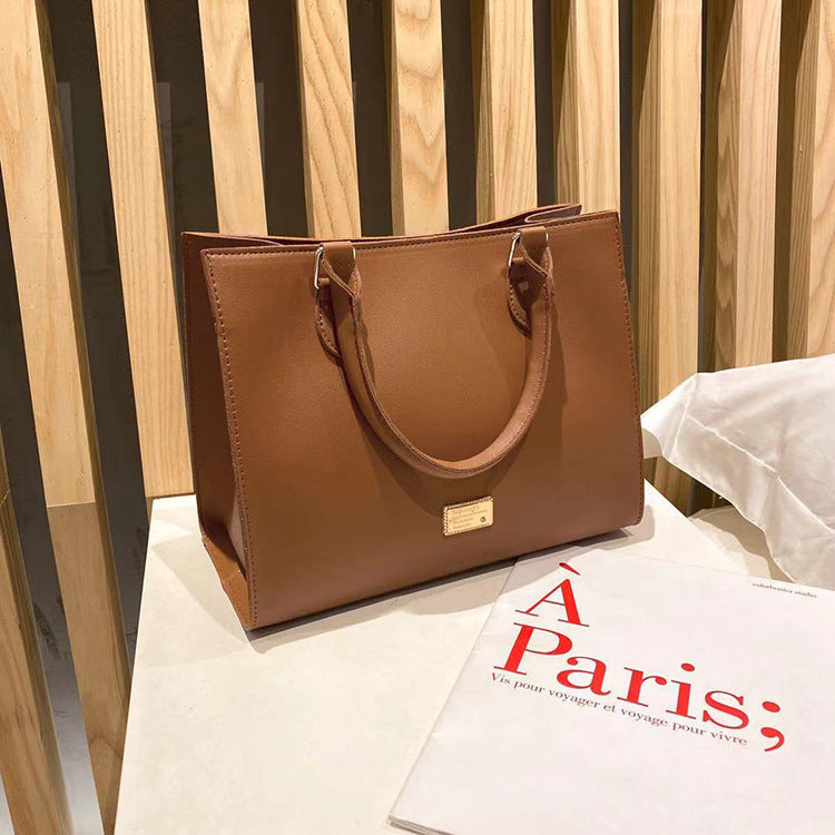 Large Capacity Tote Bag Folder Bag Shoulder Crossbody Bag