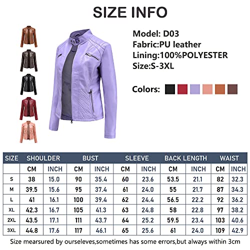 Chaqueta motera de cuero de moda casual