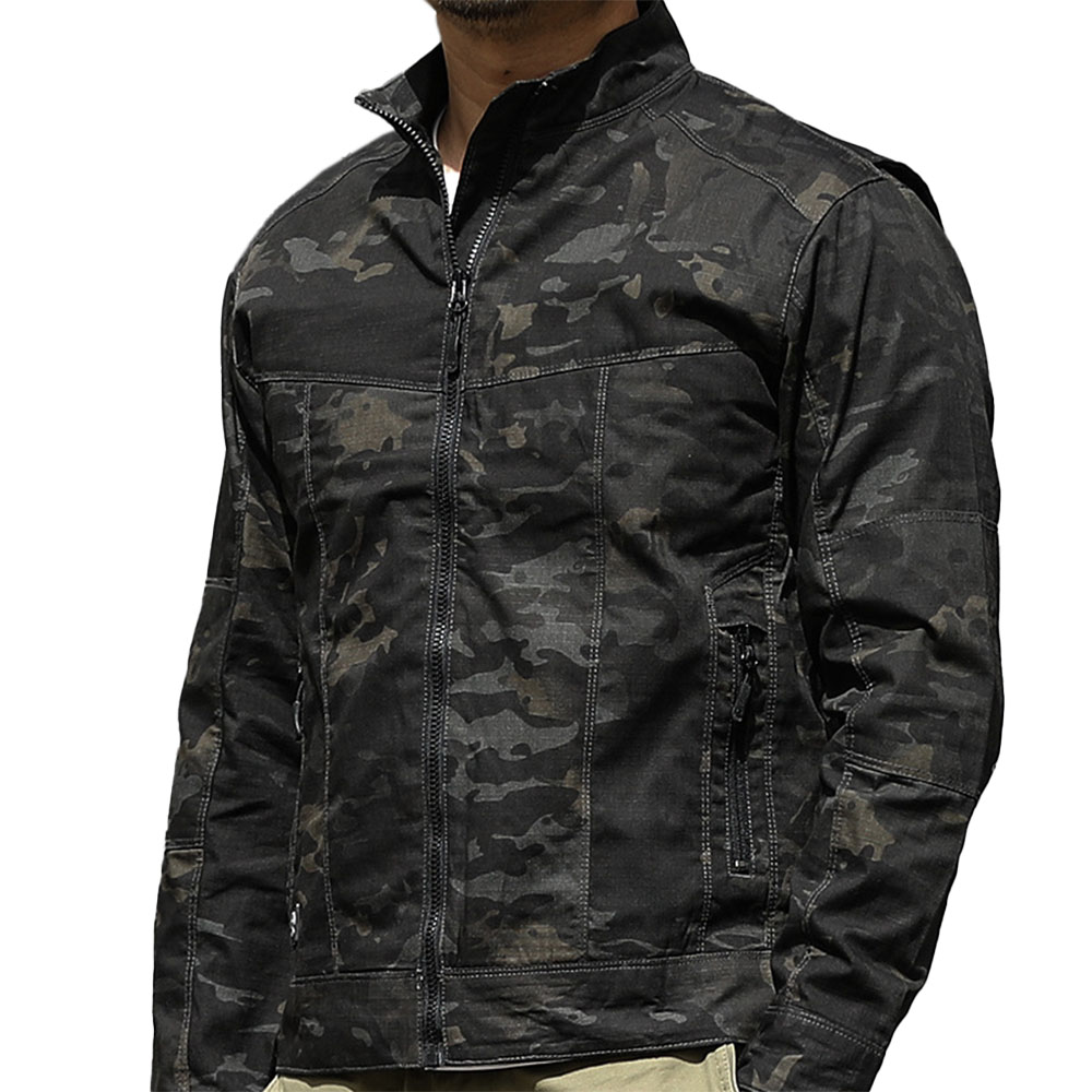 Men's Outdoor Tactical Work Camo Jacket