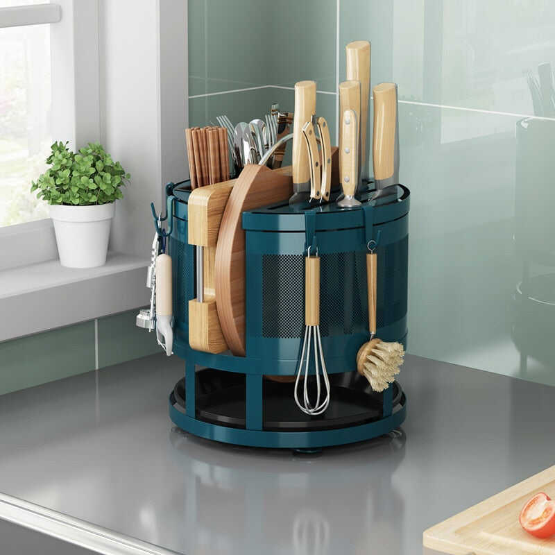 [GIFT]360° Rotating Kitchen Organizer Shelf Box