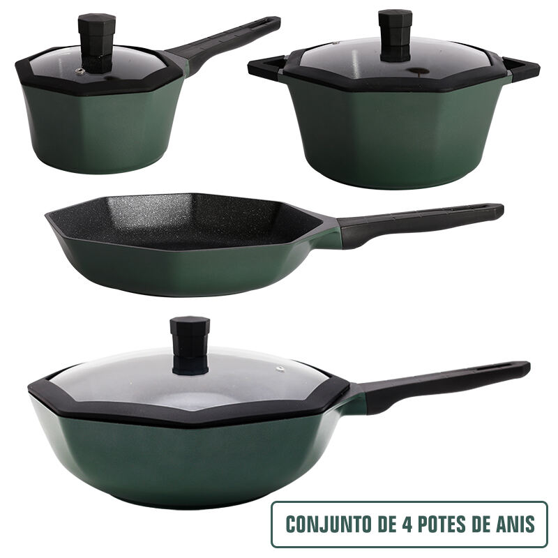 Jogo de panelas de cozinha