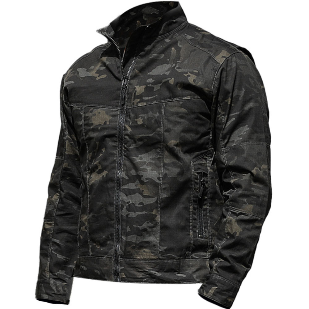 Men's Outdoor Tactical Work Camo Jacket