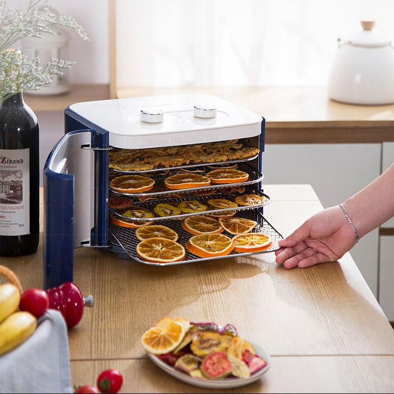 Secador de alimentos e frutas com capacidade de 4 camadas