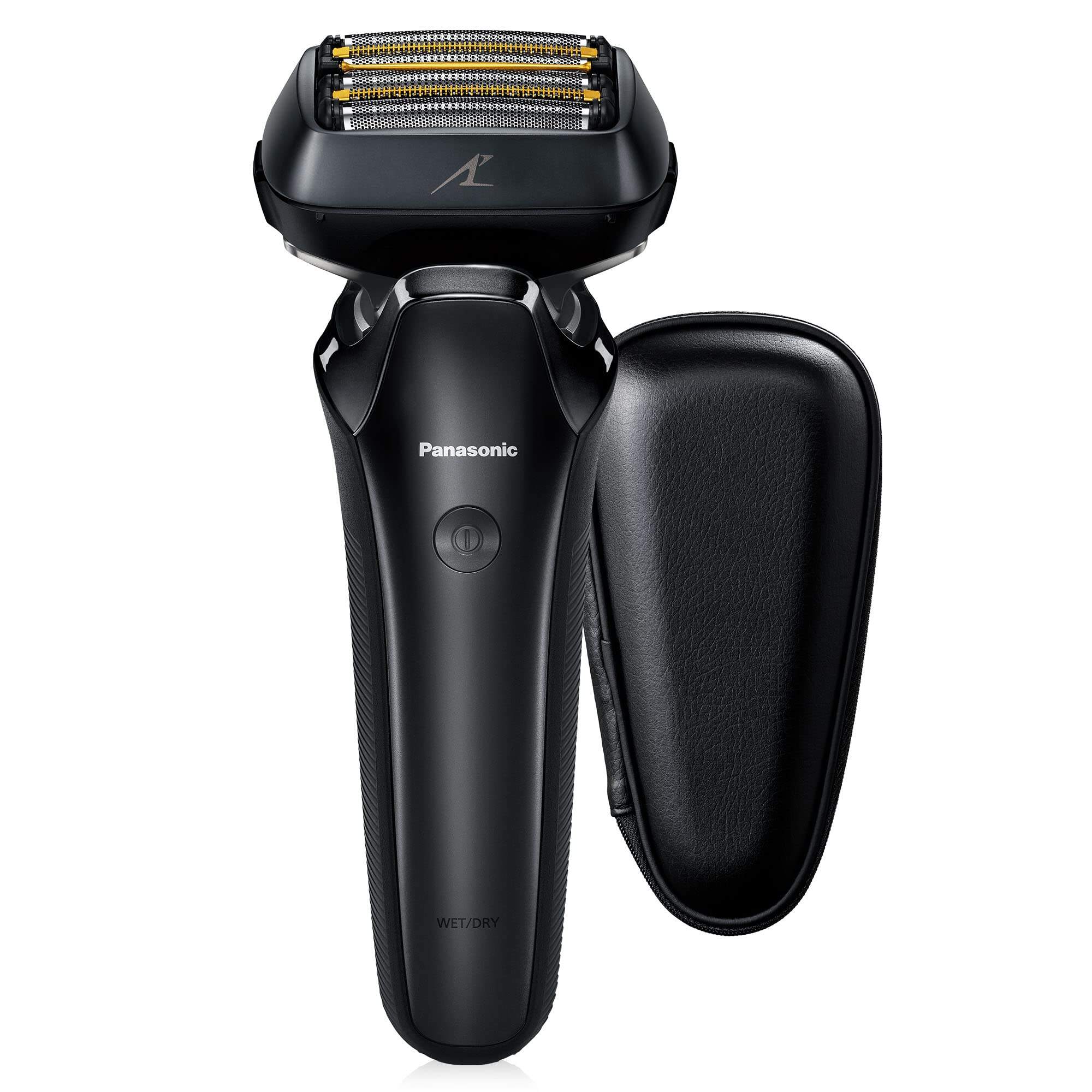 Panasonic Maquinilla de afeitar eléctrica para hombres. ARC6 de seis cuchillas con estación de limpieza y carga automática premium. ES-LS9A-K (negro)