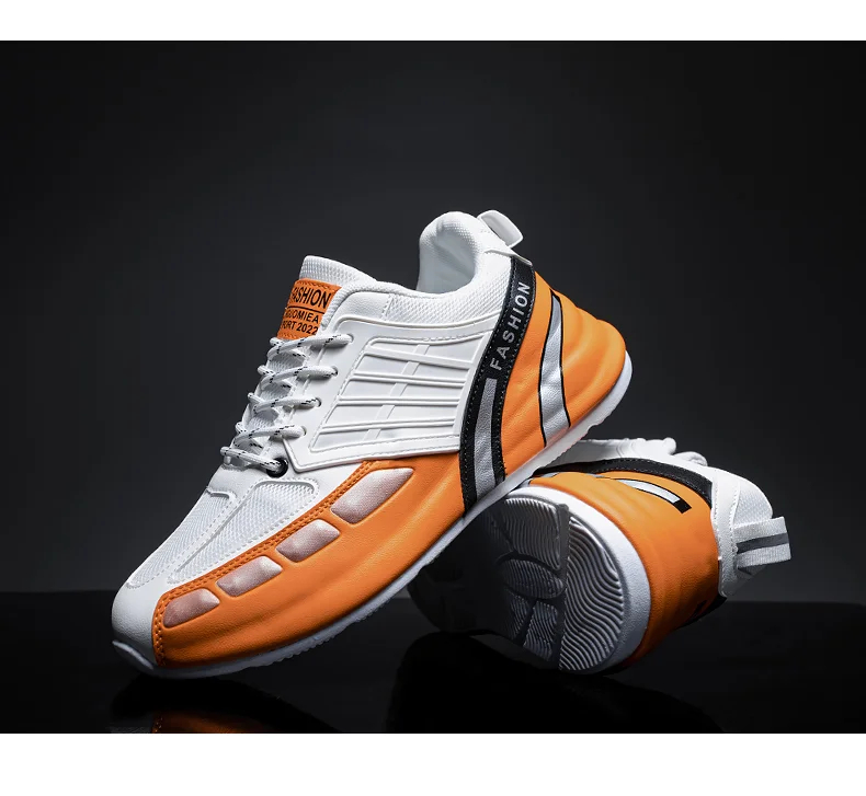 Zapatillas de deporte de cuero transpirable para hombres (gran venta💥)