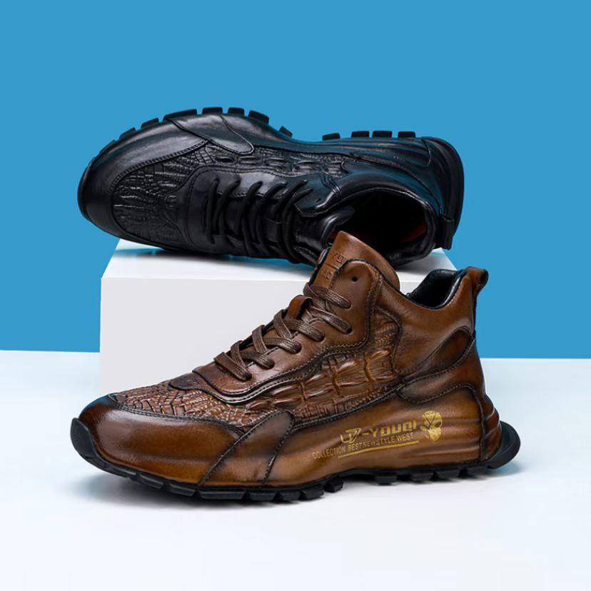 2022 pure cowhide casual sports shoes