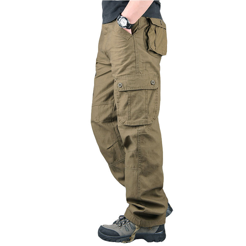 Men's Outdoor Casual Loose Multi-pocket Work Pants