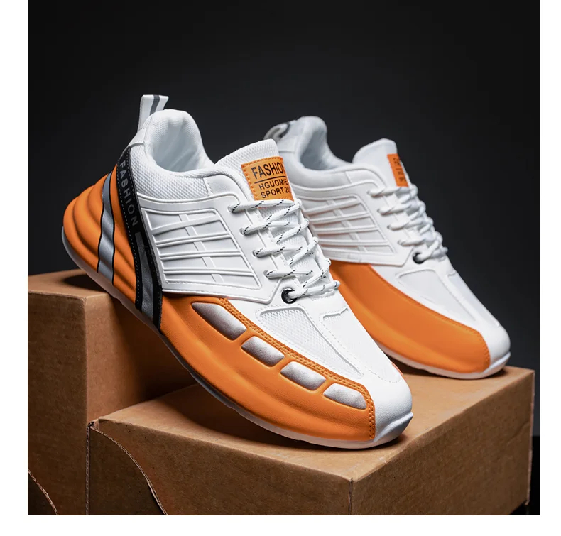 Zapatillas de deporte de cuero transpirable para hombres (gran venta💥)