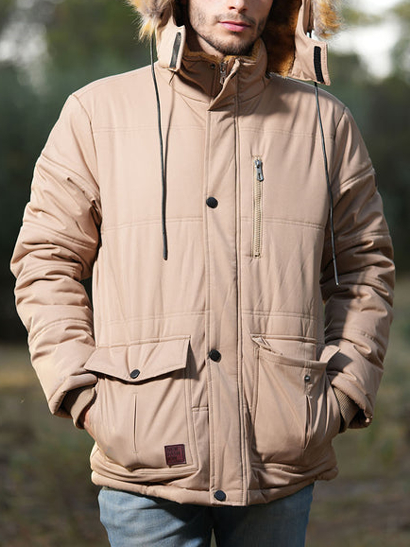 Men's Hiking Vintage Casual Basic Outdoor Jacket Coats