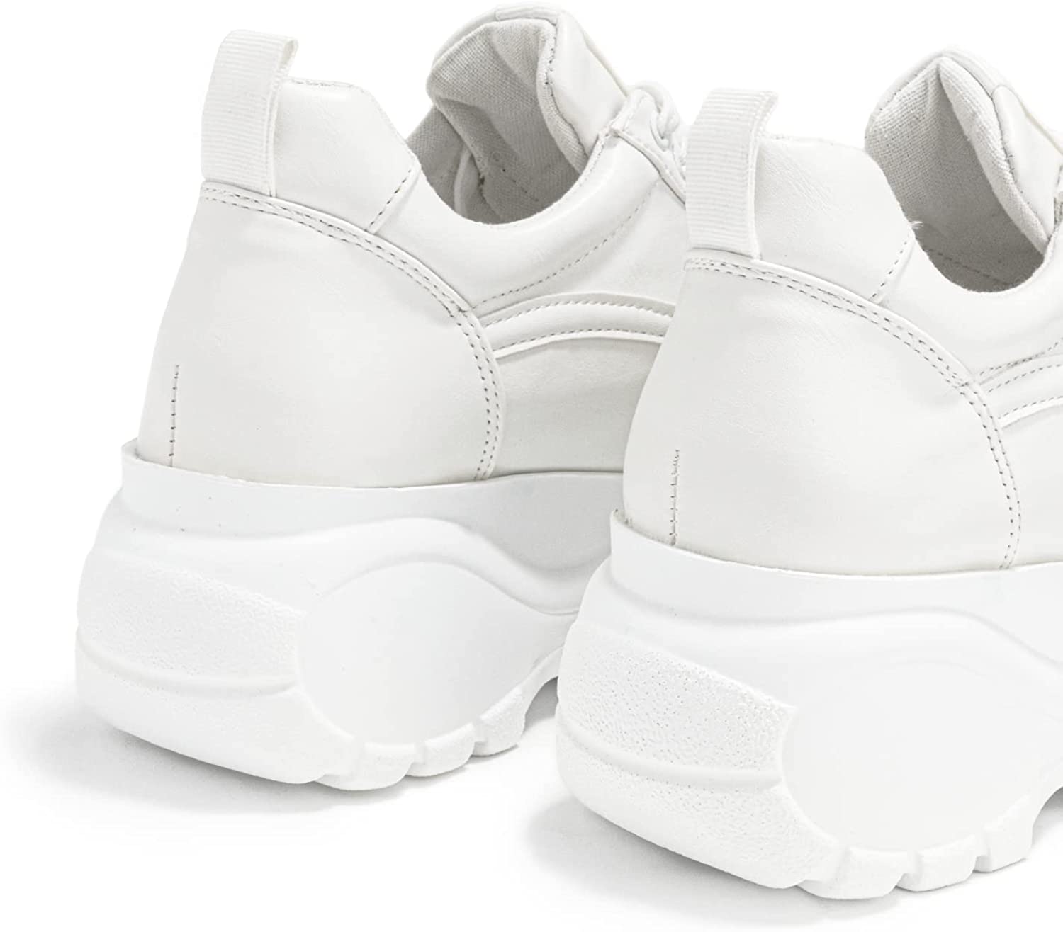 READYSALTED Platform Sneakers for Women Fashion Chunky Sneakers Casual Lace Up Walking Sneakers