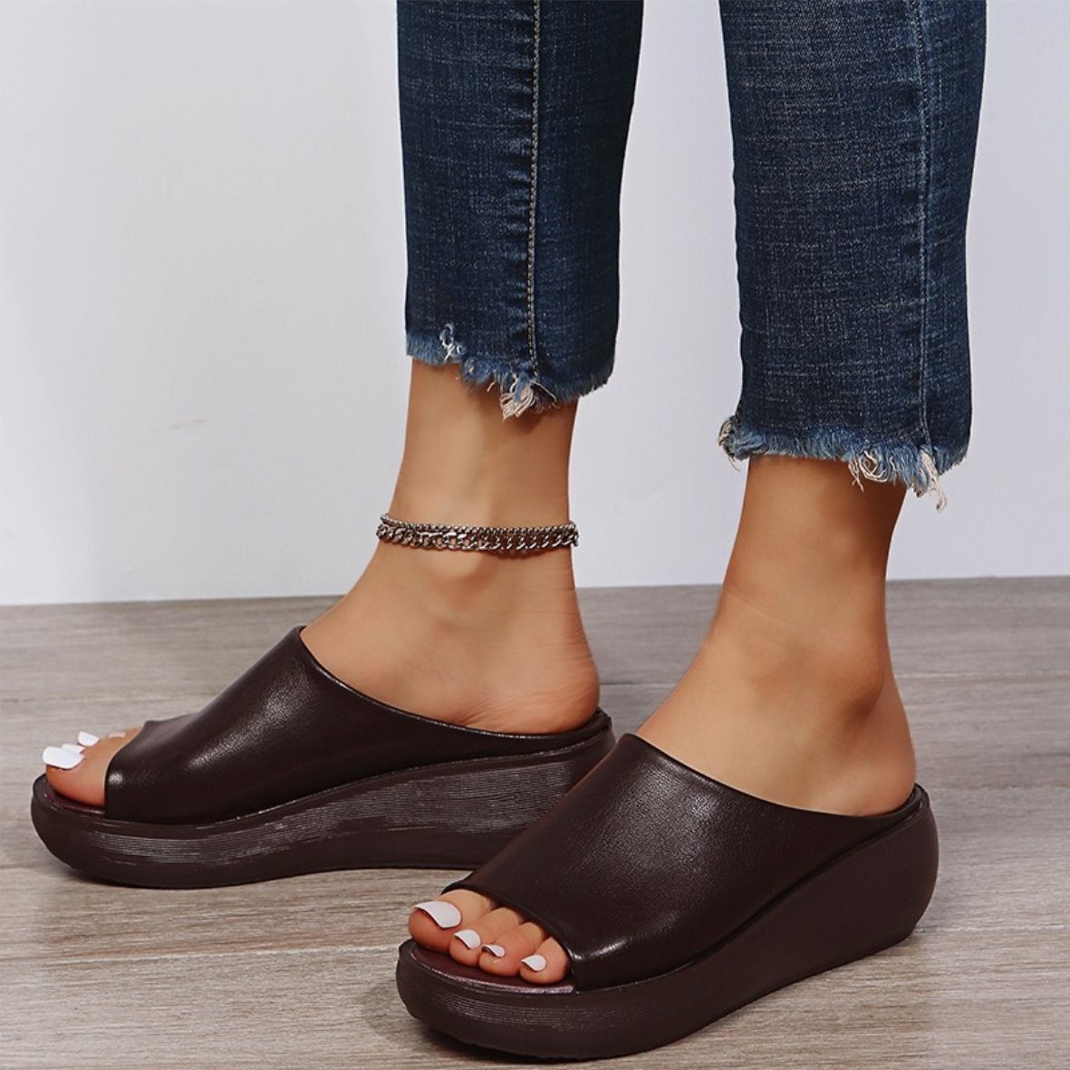 Sandalias de cuña para mujer