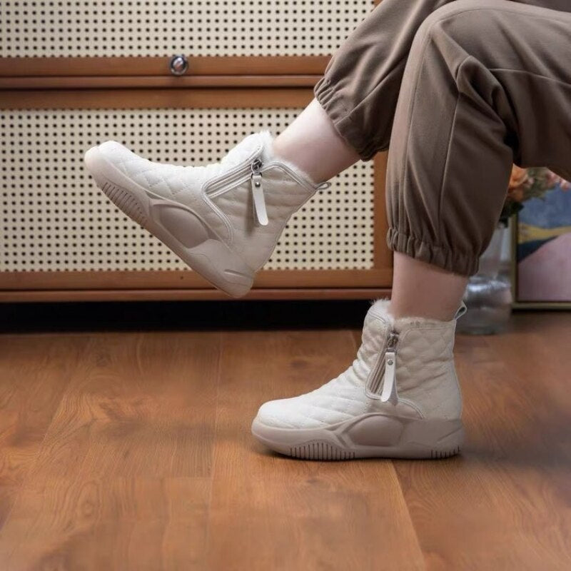Bota de pelos para mujer