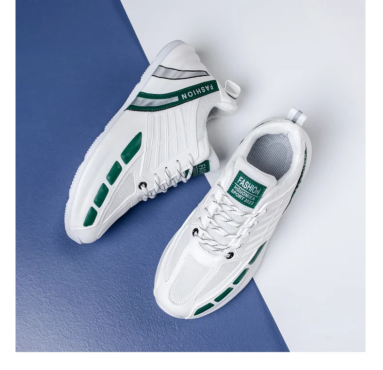 Zapatillas de deporte de cuero transpirable para hombres (gran venta💥)