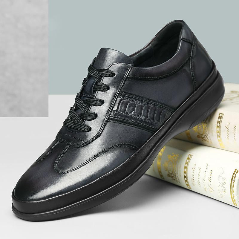 New style leather breathable non-slip casual shoes