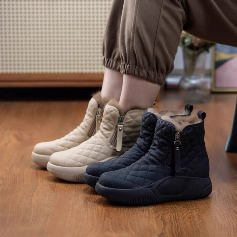 Bota de pelos para mujer