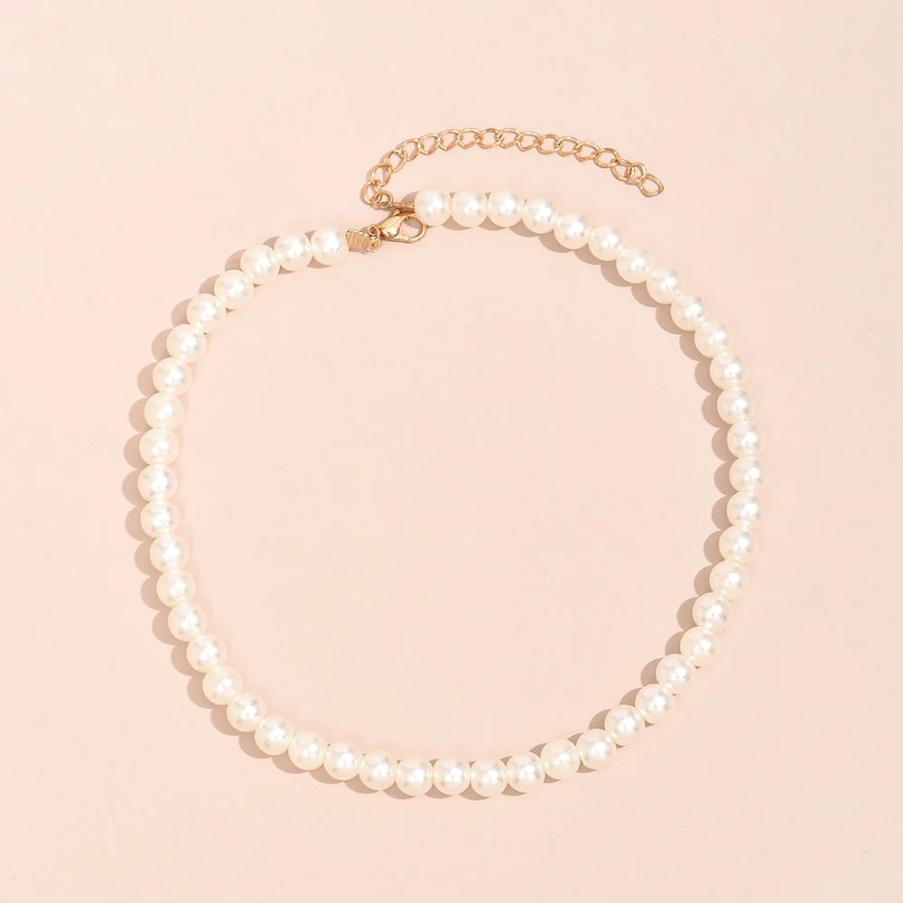 Collar de Perlas Blancas