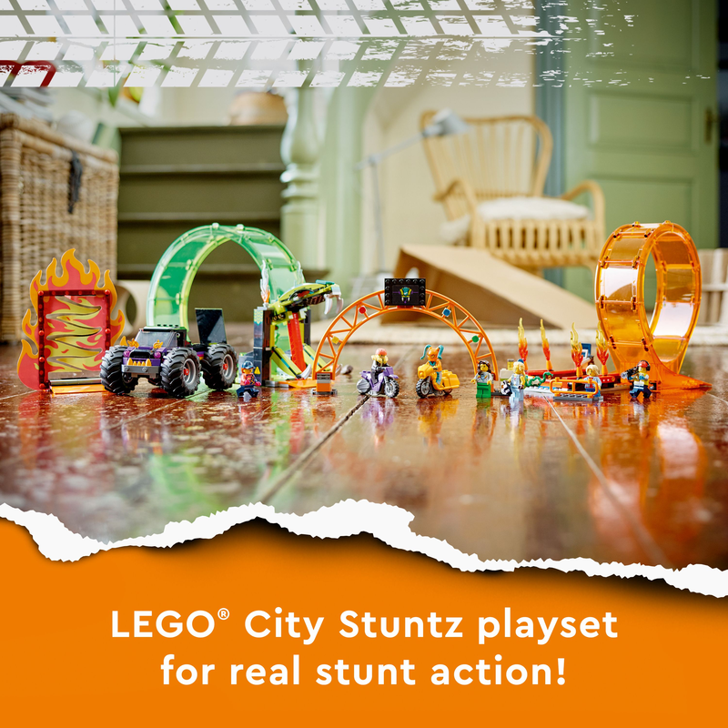 LEGO 60339 CITY STUNTZ DOUBLE LOOP STUNT ARENA