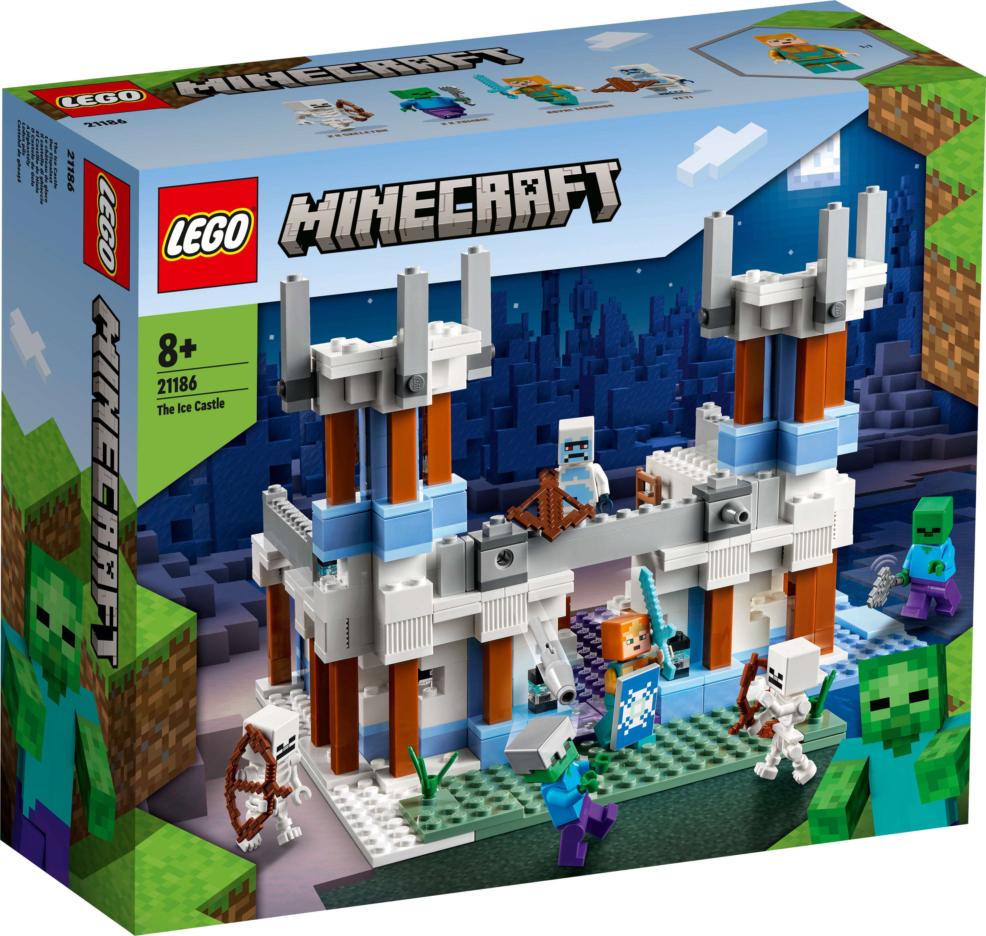 LEGO® MINECRAFT® THE ICE CASTLE 21186 BUILDING KIT