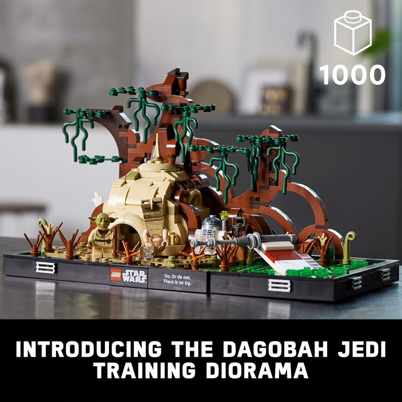 LEGO STAR WARS DAGOBAH JEDI TRAINING DIORAMA 75330 BUILDING KIT