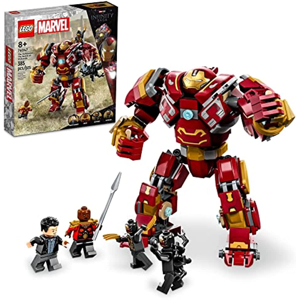 LEGO Marvel The Hulkbuster: The Battle of Wakanda 76247. Action Figure. Buildable Toy with Hulk Bruce Banner Minifigure. Avengers: Infinity War Set for Kids