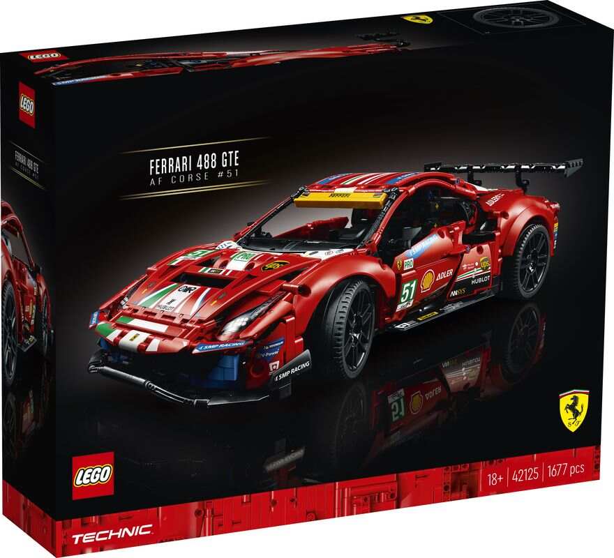 42125 TECHNIC FERRARI 488 GTE - AF CORSE #51