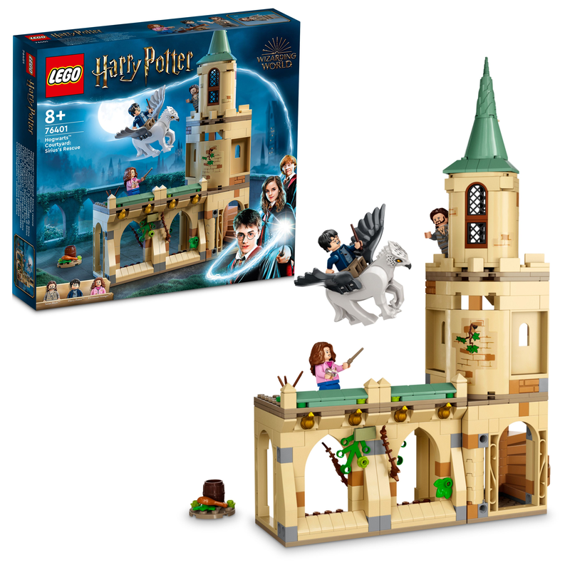 LEGO® 76401 HARRY POTTERTM HOGWARTSTM COURTYARD: SIRIUS’S RESCUE BUILDING KIT