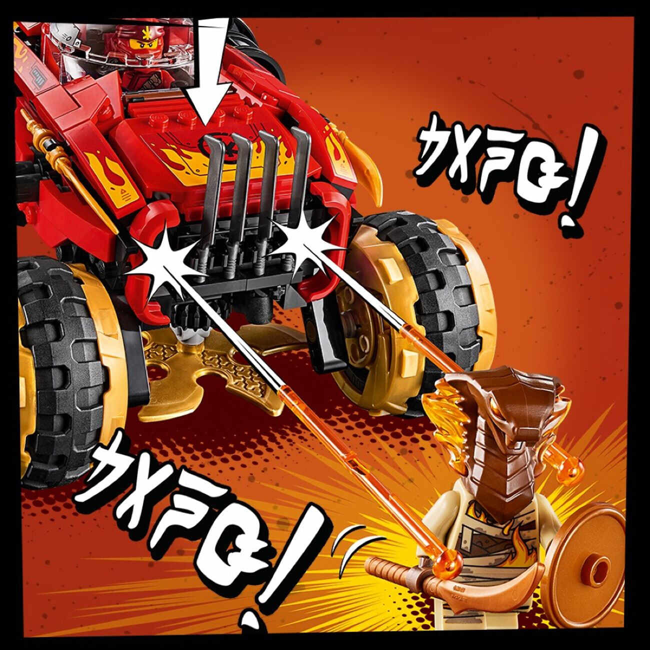 LEGO 70675 NINJAGO KATANA 4X4