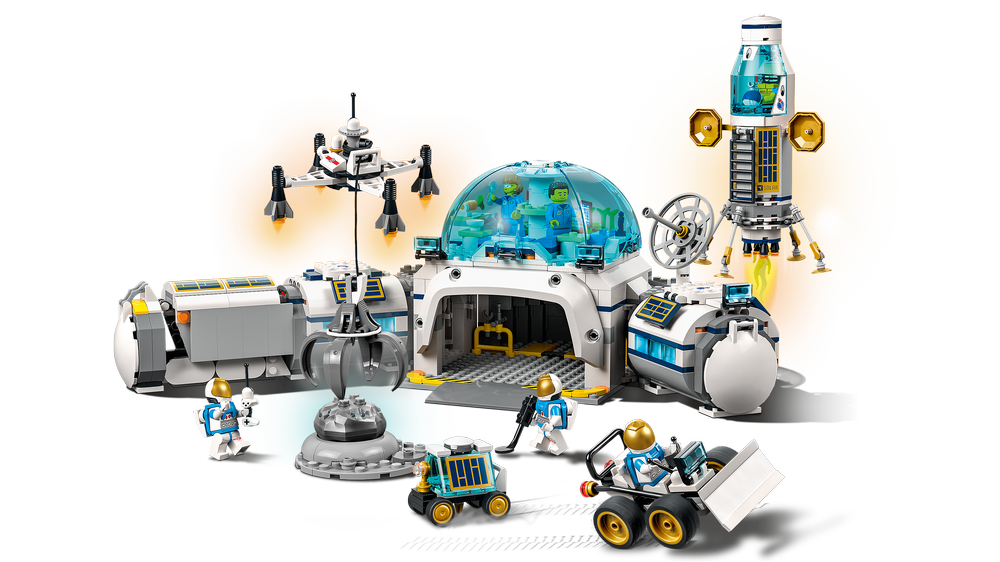 LEGO CITY LUNAR RESEARCH BASE 60350 BUILDING KIT