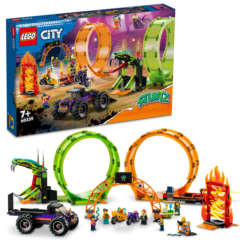 LEGO 60339 CITY STUNTZ DOUBLE LOOP STUNT ARENA