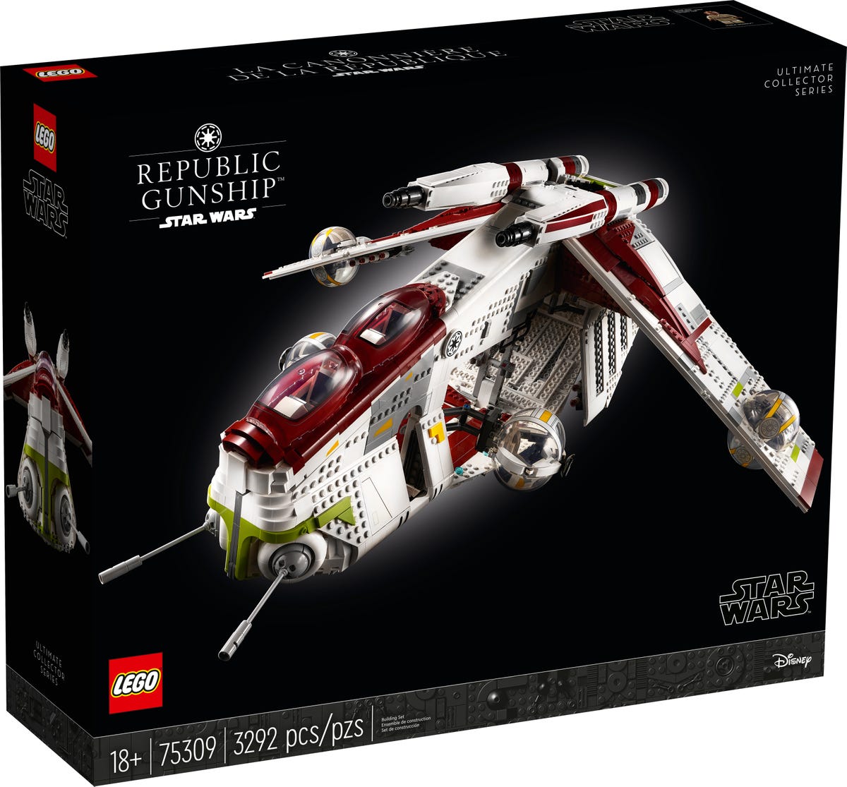 LEGO Star Wars Cañonera de la Republica 75309