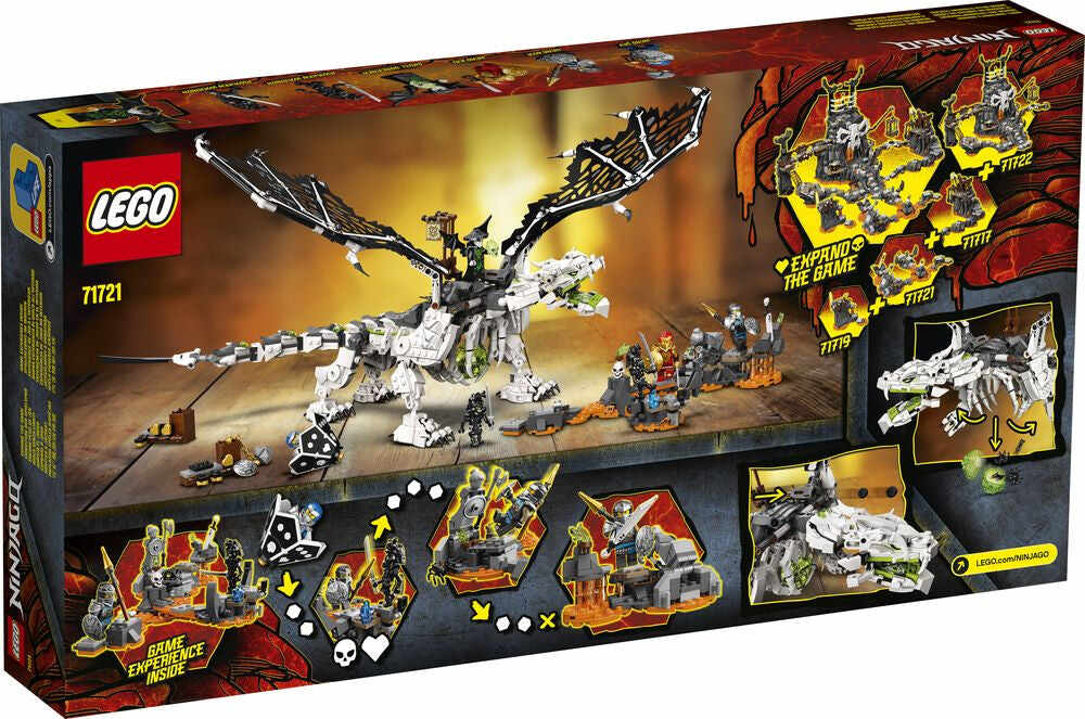 LEGO 71721 NINJAGO SKULL SORCERERS DRAGON