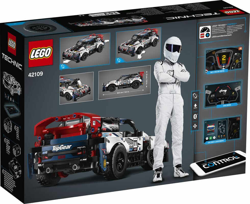 LEGO 42109 TECHNIC APP CONTROLLED TOP GEAR RALLY CAR