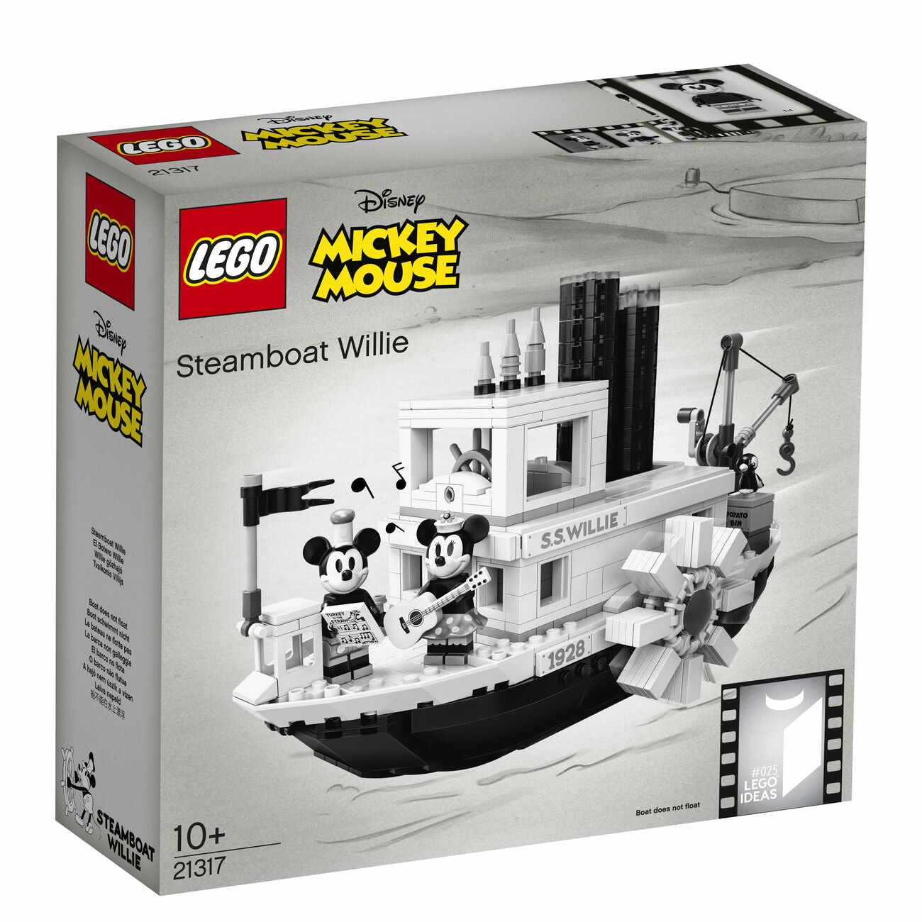 LEGO 21317 IDEAS STEAMBOAT WILLIE