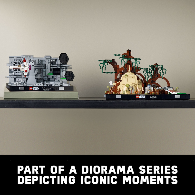 LEGO STAR WARS DAGOBAH JEDI TRAINING DIORAMA 75330 BUILDING KIT