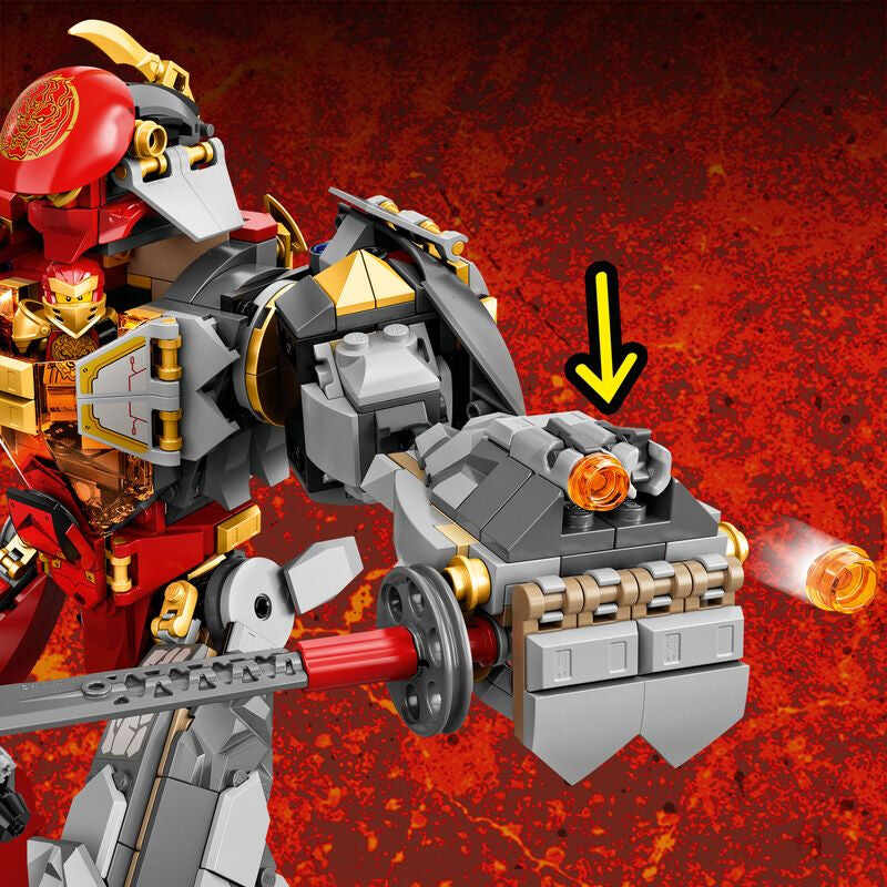 LEGO 71720 NINJAGO FIRE STONE MECH